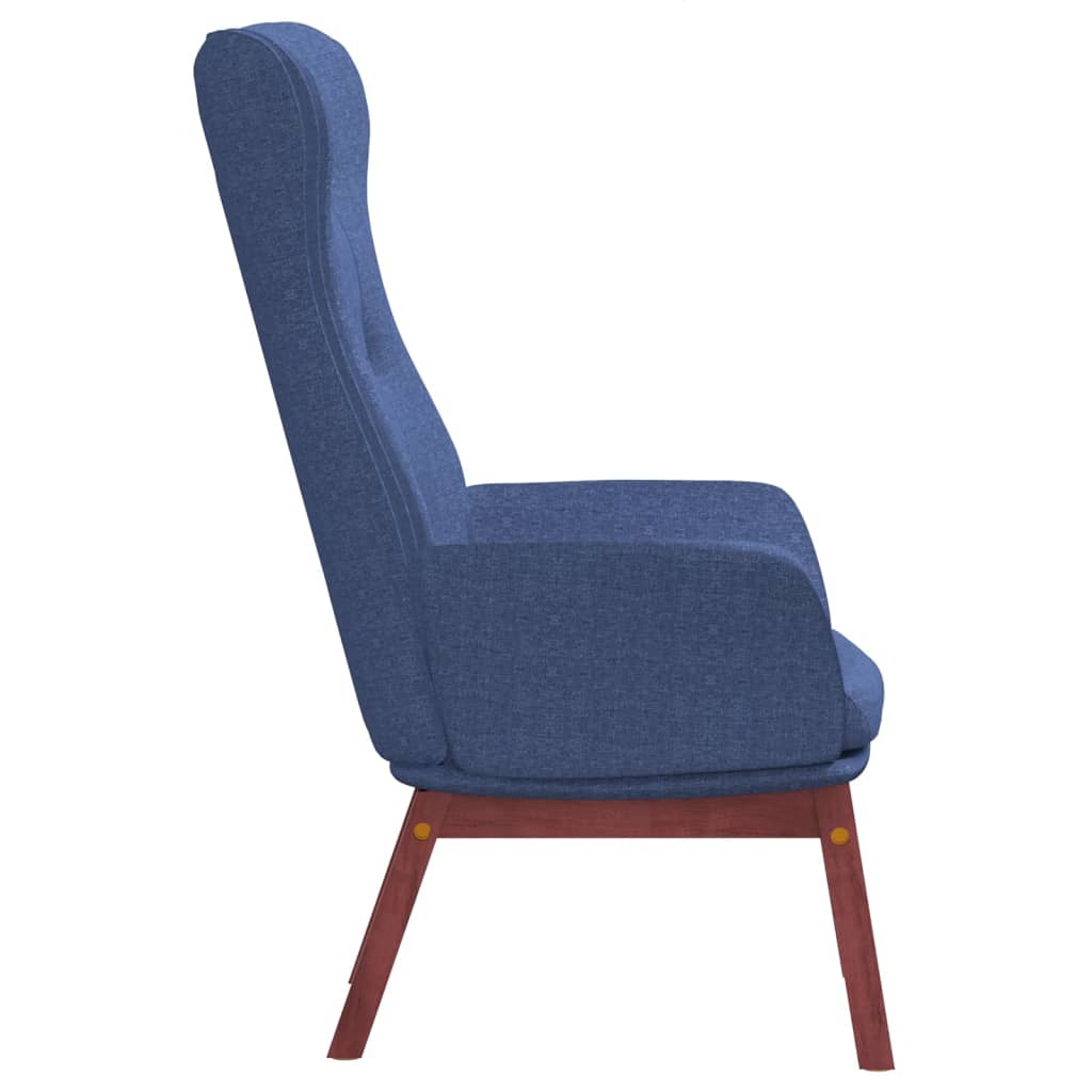 Relaxstoel stof blauw