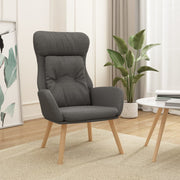 Relax armchair dark grey fabric