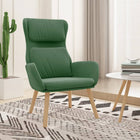 Relaxstoel fluweel lichtgroen 70x77x98 cm