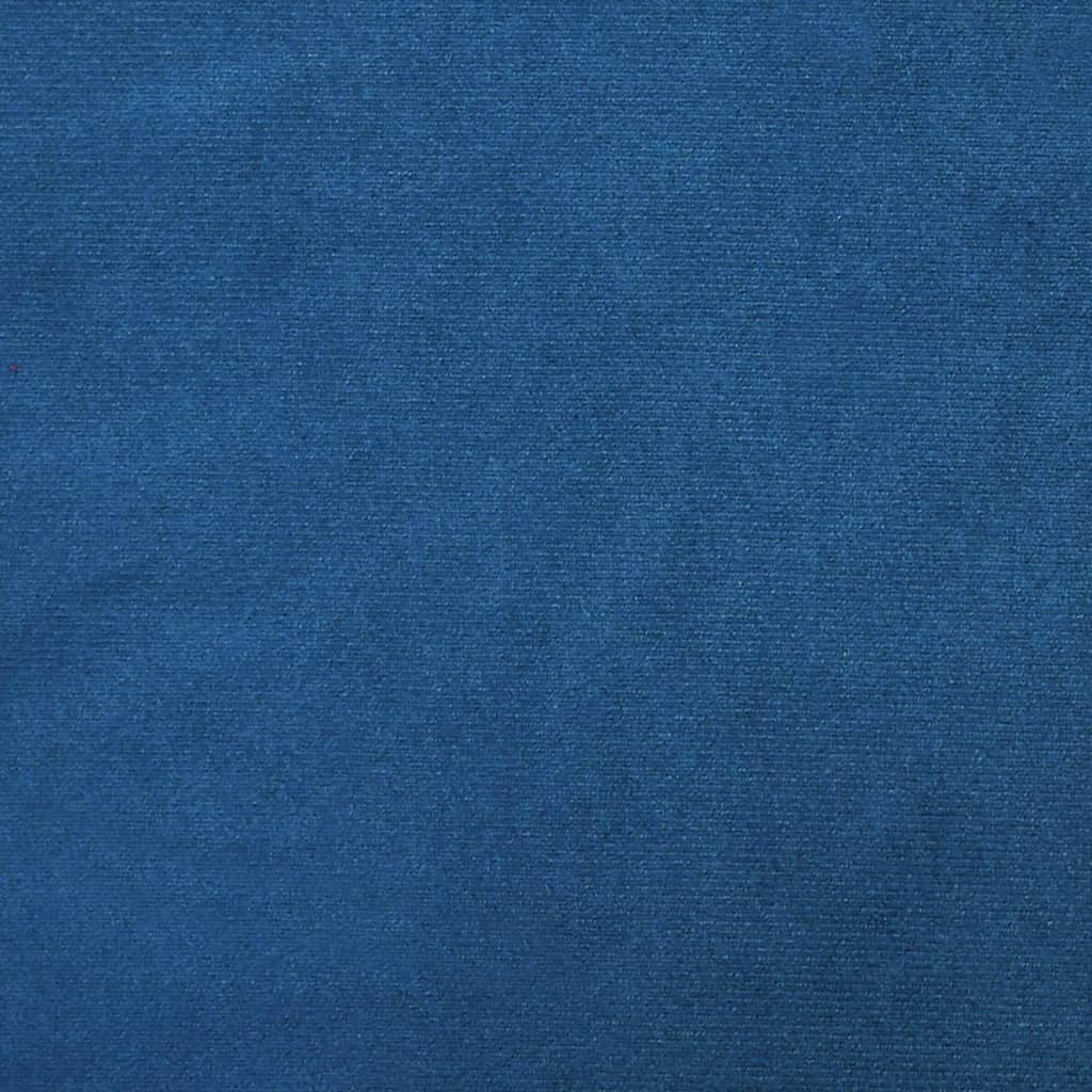 Relaxstoel Fluweel Blauw