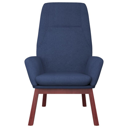 Relaxstoel stof blauw