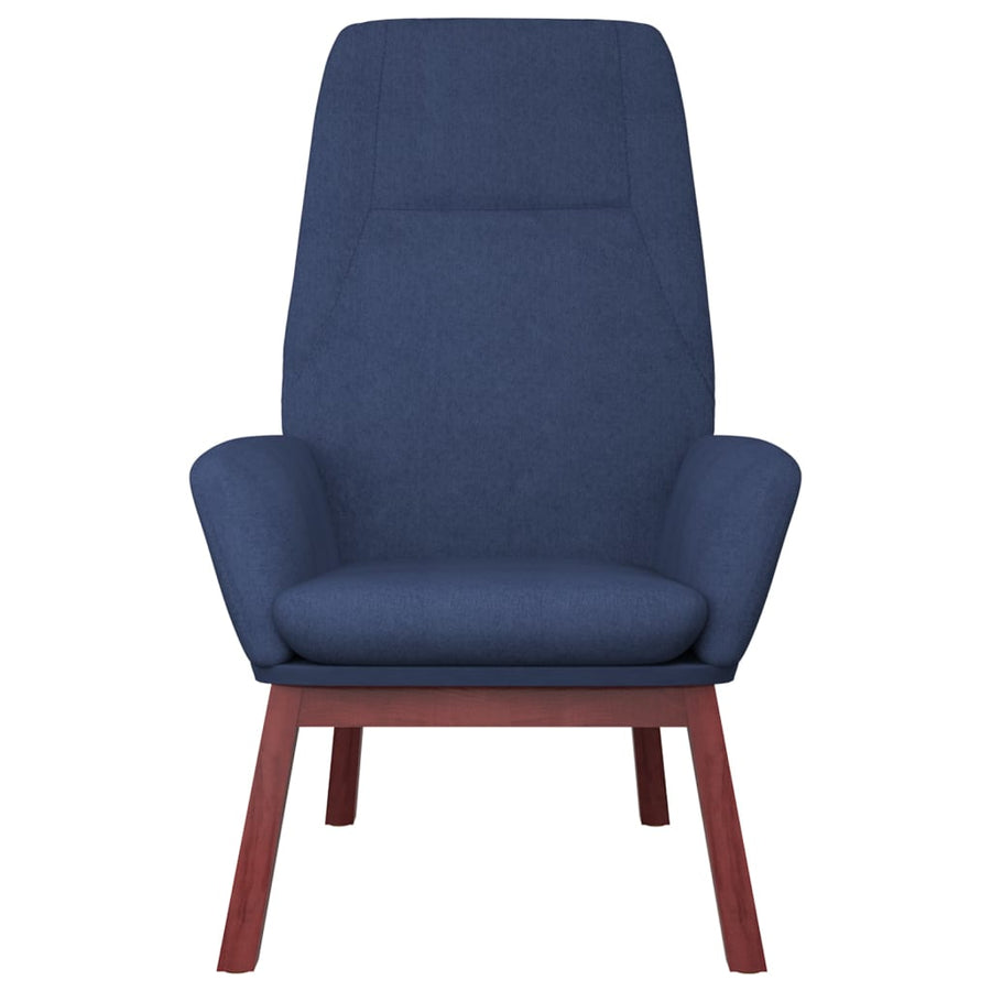 Relaxstoel stof blauw