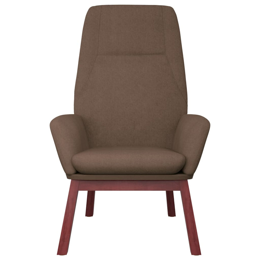 Relaxstoel stof taupe