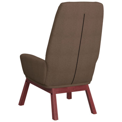 Relaxstoel stof taupe