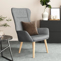Recliner fabric light grey