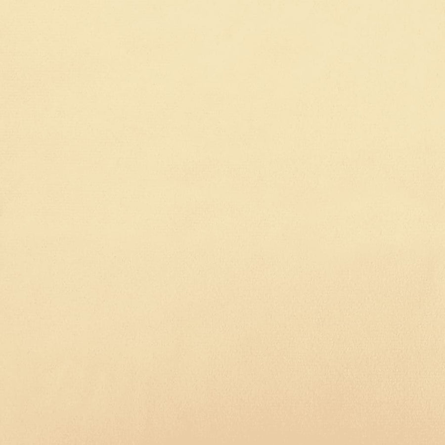 Voetenbank 45X29,5X35 Cm Fluweel Wit Crème
