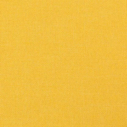 Voetenbank 45X29,5X35 Cm Stof En Kunstleer Mosterd Lichtbruin