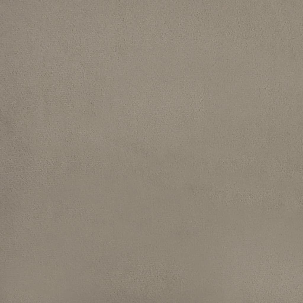 Voetenbank 45X29,5X35 Cm Fluweel Donkerbruin