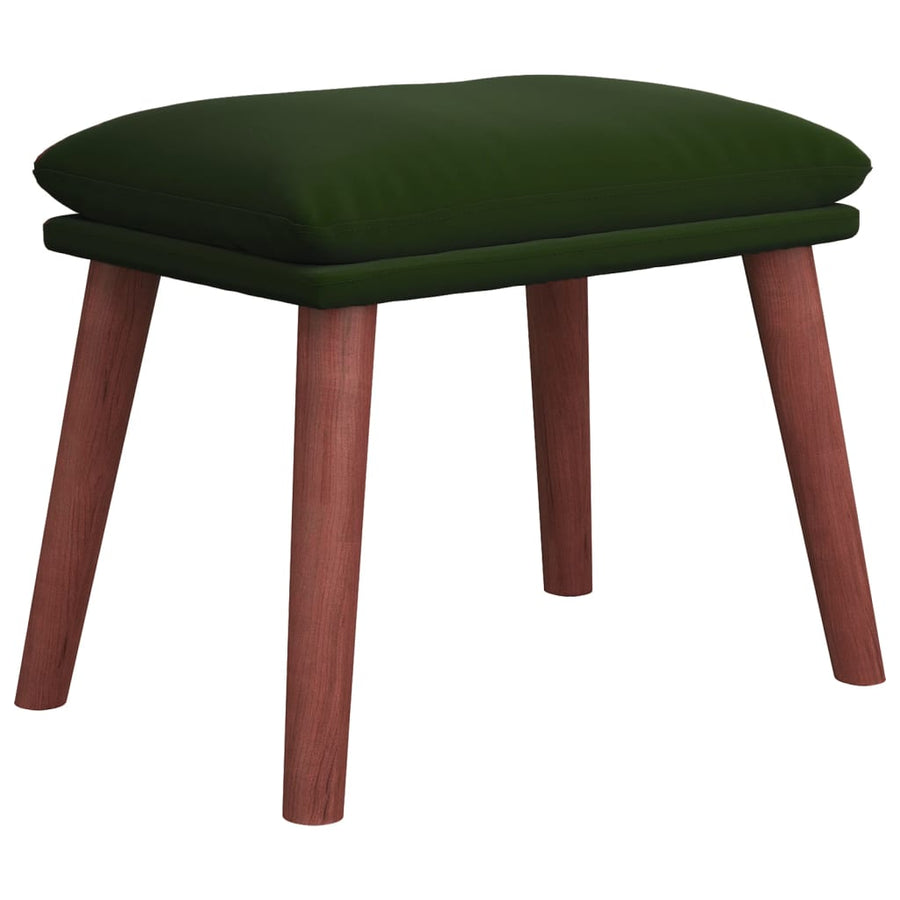Voetenbank 45X29,5X35 Cm Fluweel Donkerbruin