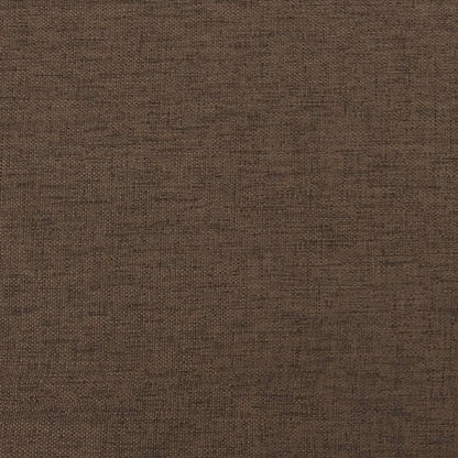 Voetenbank 45X29,5X35 Cm Stof En Kunstleer Donkerbruin