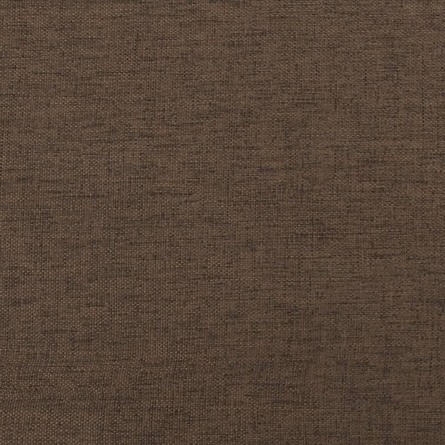 Voetenbank 45X29,5X35 Cm Stof En Kunstleer Donkerbruin
