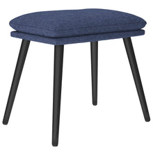Voetenbank 45X29,5X35 Cm Stof Blauw