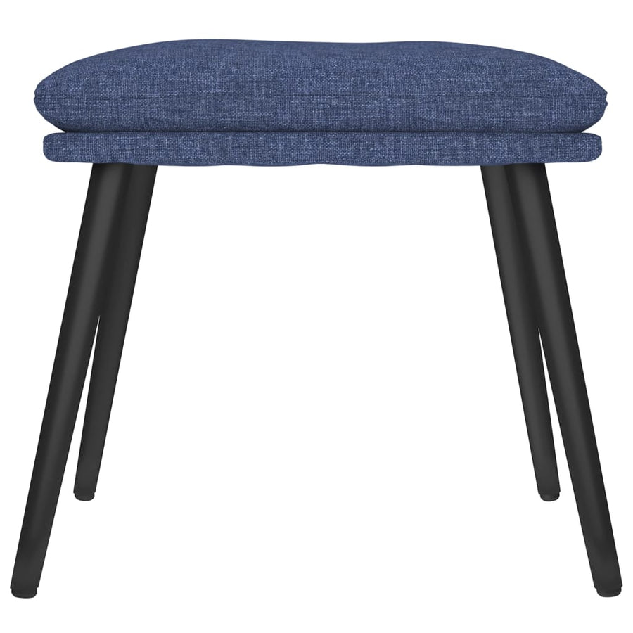 Voetenbank 45X29,5X35 Cm Stof Blauw