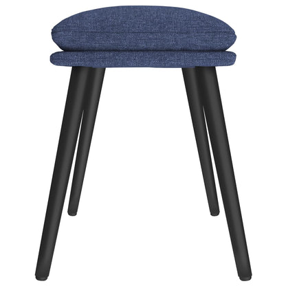 Voetenbank 45X29,5X35 Cm Stof Blauw