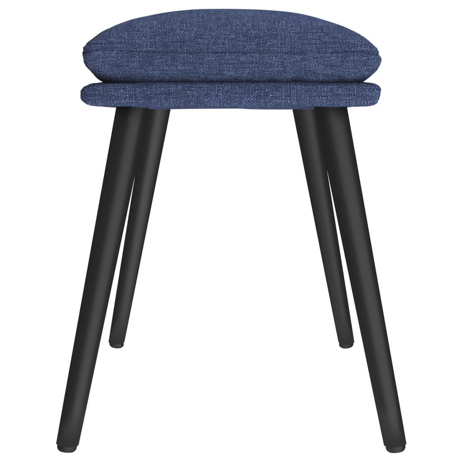 Voetenbank 45X29,5X35 Cm Stof Blauw