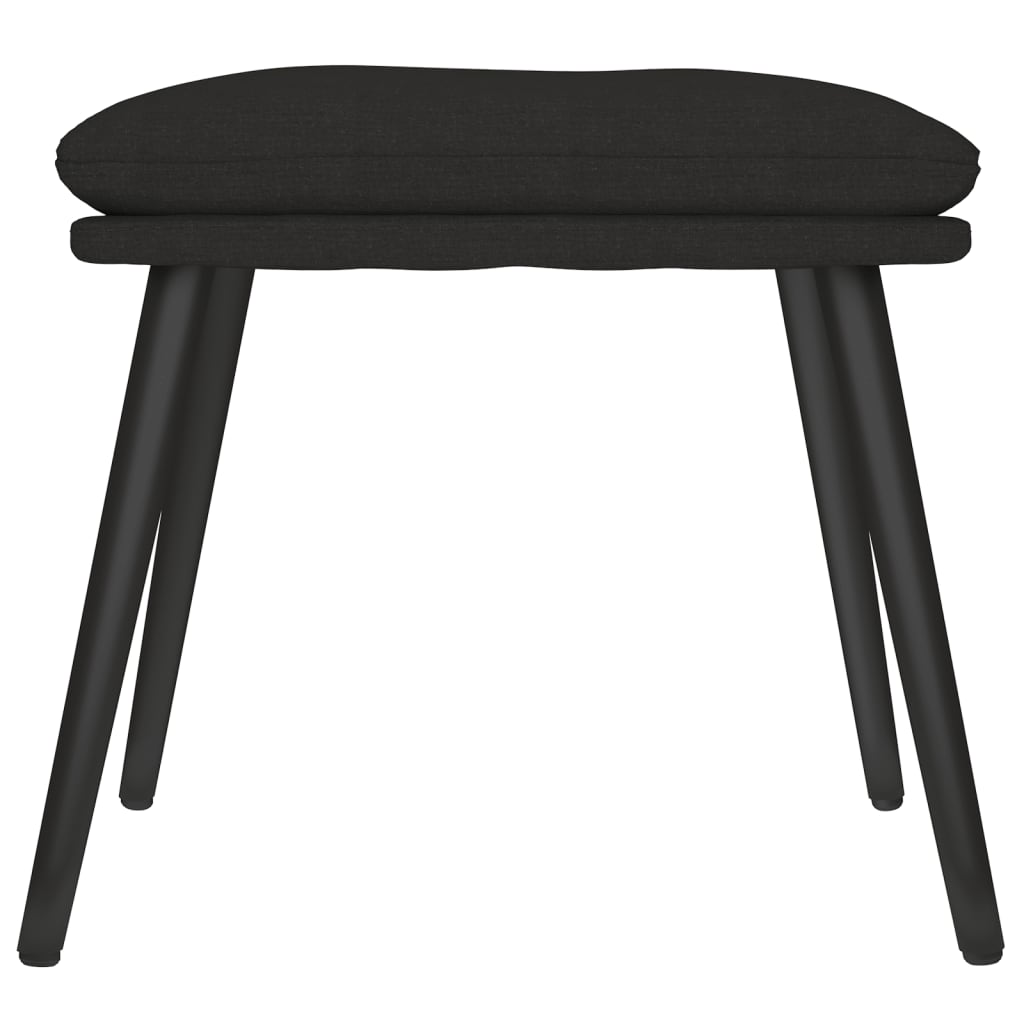 Voetenbank 45X29,5X35 Cm Stof Zwart
