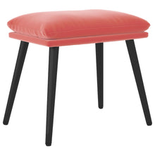 Voetenbank 45X29,5X35 Cm Fluweel Roze