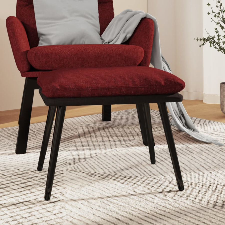 Voetenbank 45X29,5X35 Cm Stof En Kunstleer
