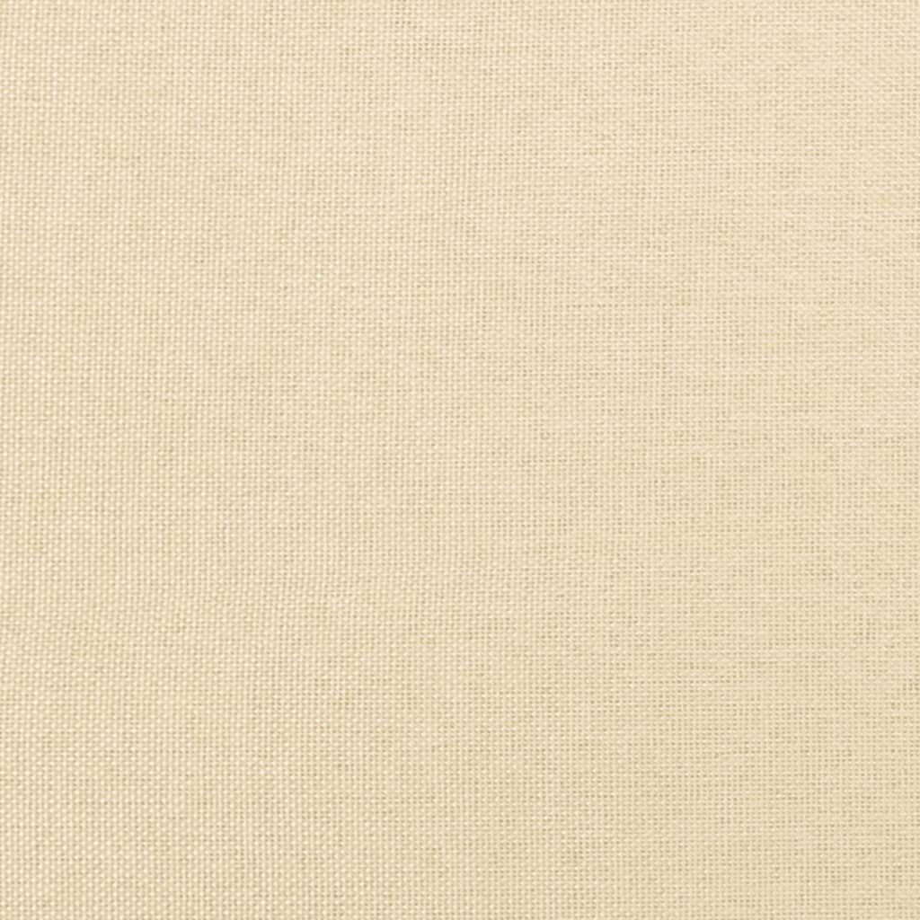 Voetenbank 60X60X36 Cm Stof Kleurig crème