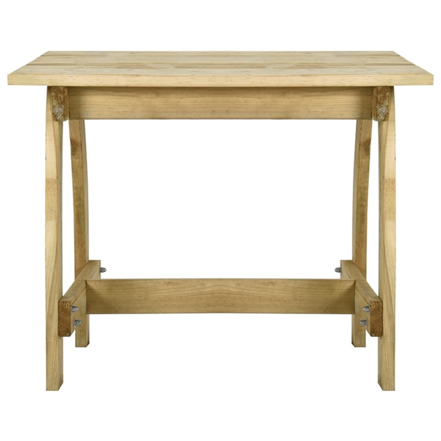 Tuintafel geïmpregneerd grenenhout 110 x 74 x 75 cm