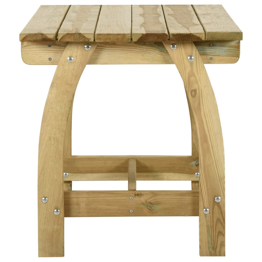 Tuintafel geïmpregneerd grenenhout 110 x 74 x 75 cm
