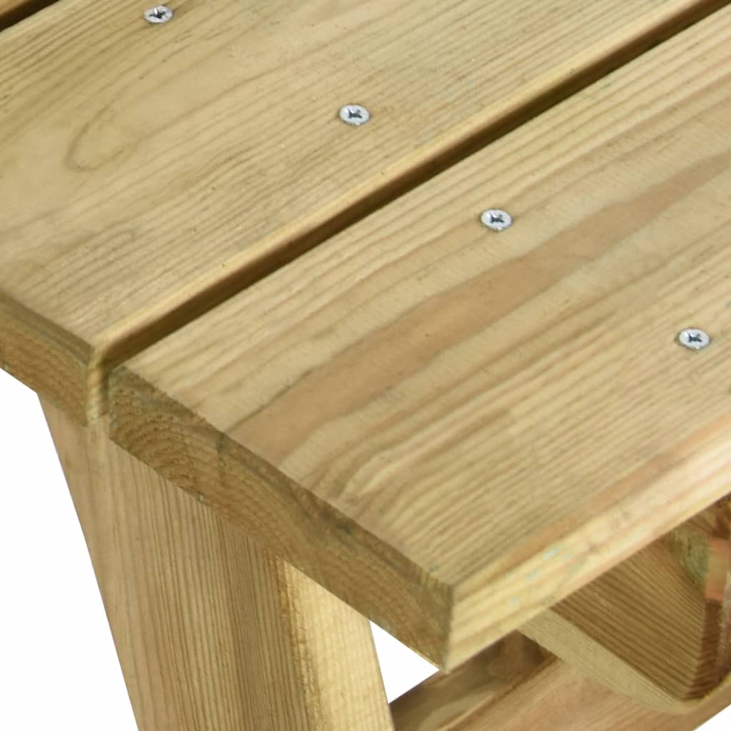 Tuintafel geïmpregneerd grenenhout 110 x 74 x 75 cm