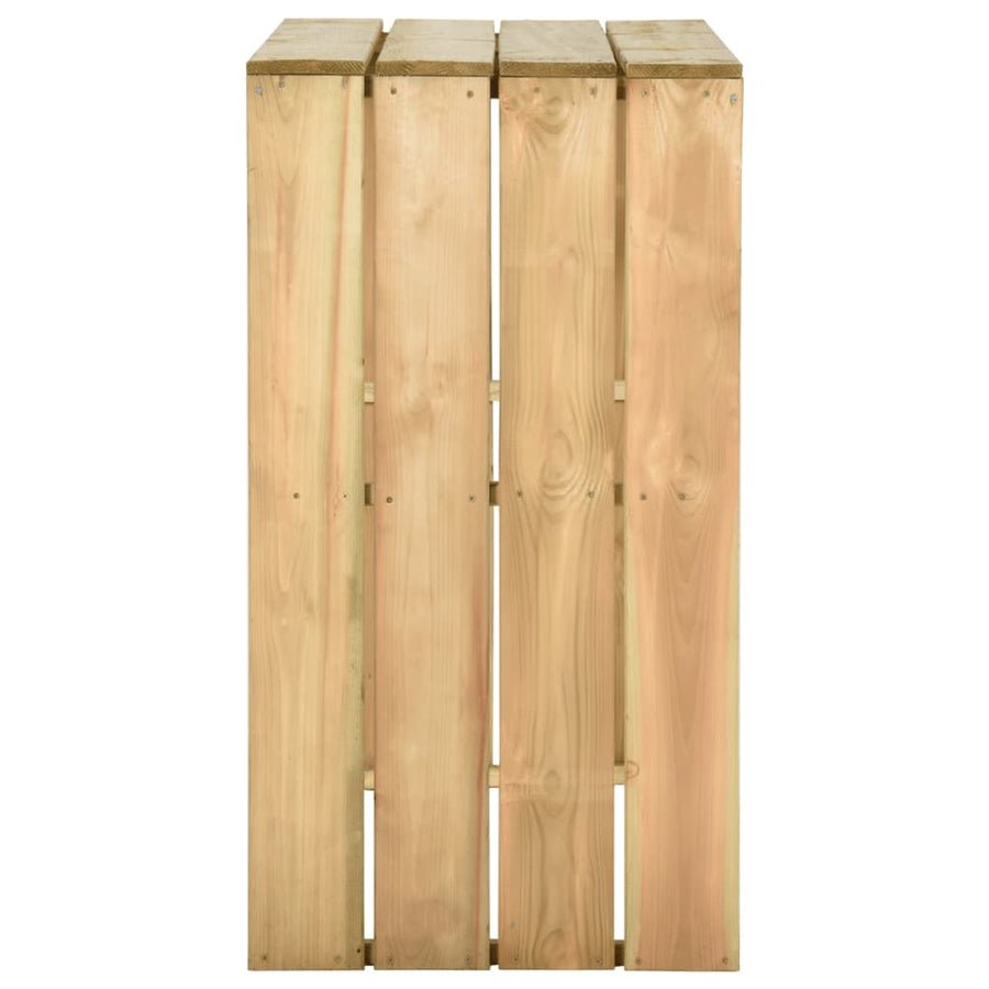 Bartafel 100X60X110 Cm Geïmpregneerd Grenenhout