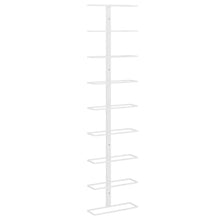 Wijnrek Voor Flessen Wandmontage Ijzer 9 Wit