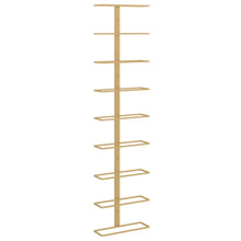 Wijnrek Voor Flessen Wandmontage Ijzer Kleurig 9 Goud