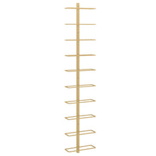 Wijnrek Voor 0 Flessen Wandmontage Metaal Kleurig 10 Goud