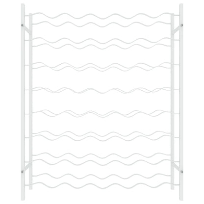 Wijnrek Voor Flessen Metaal 48 Wit