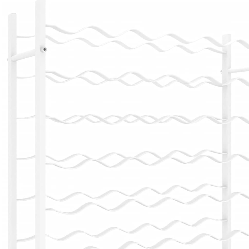 Wijnrek Voor Flessen Metaal 48 Wit