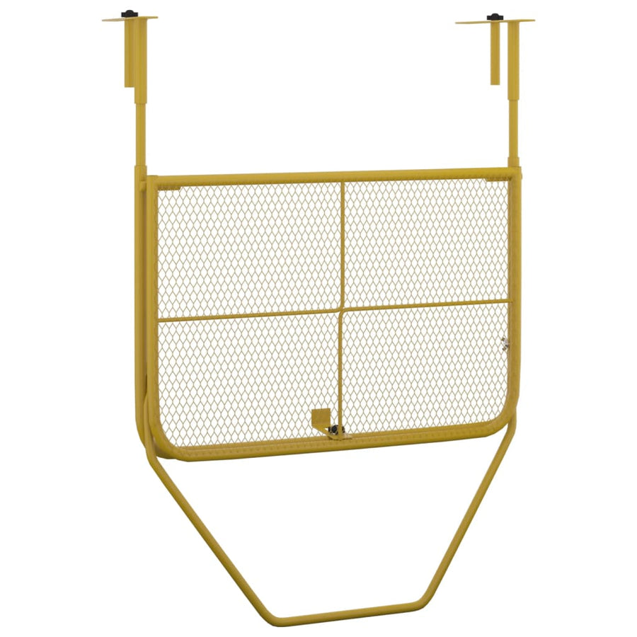 Balkontafel 60x40 cm staal goudkleurig Goud