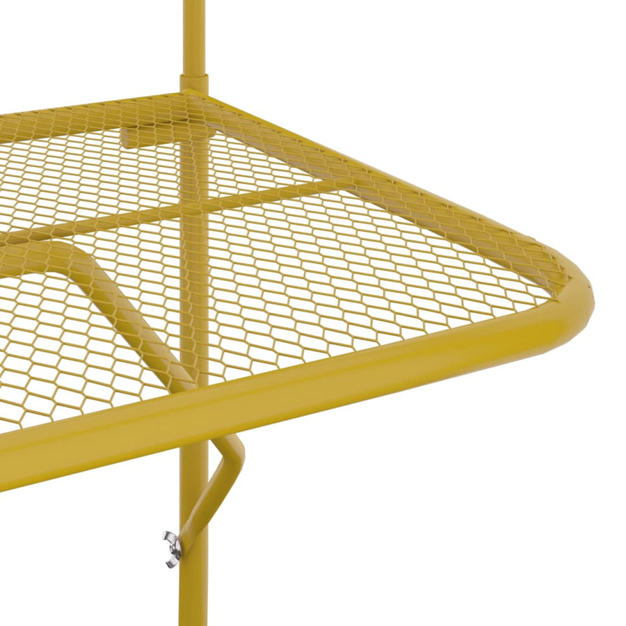 Balkontafel 60x40 cm staal goudkleurig Goud