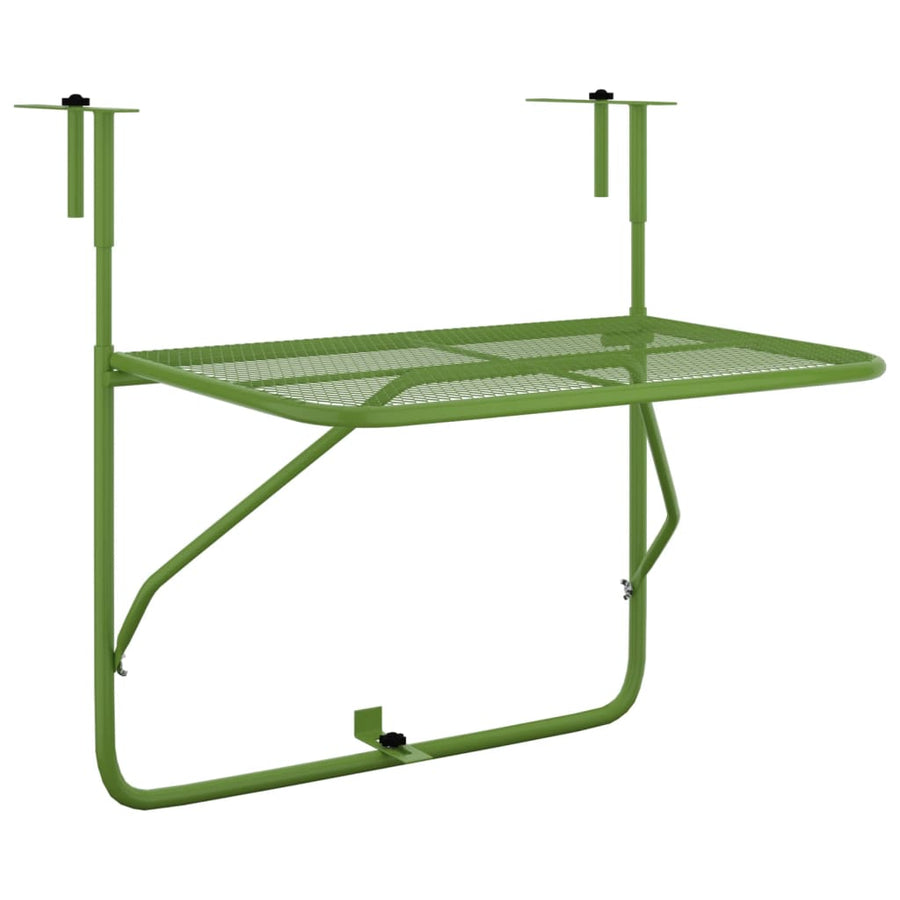 Balkontafel 60X40 Cm Staal Groen