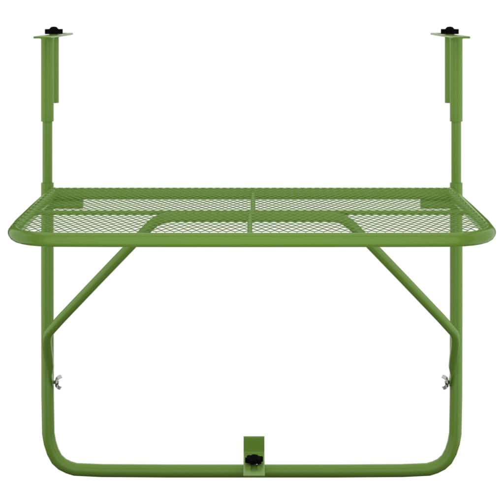 Balkontafel 60X40 Cm Staal Groen