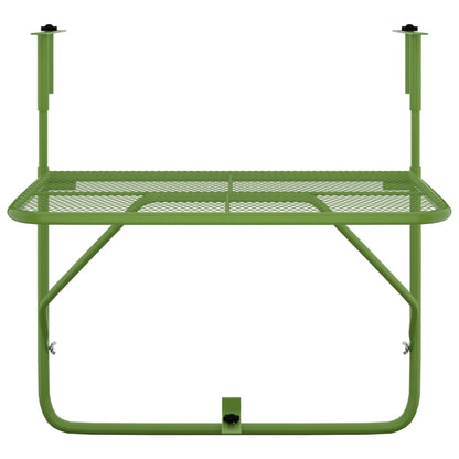 Balkontafel 60X40 Cm Staal Groen