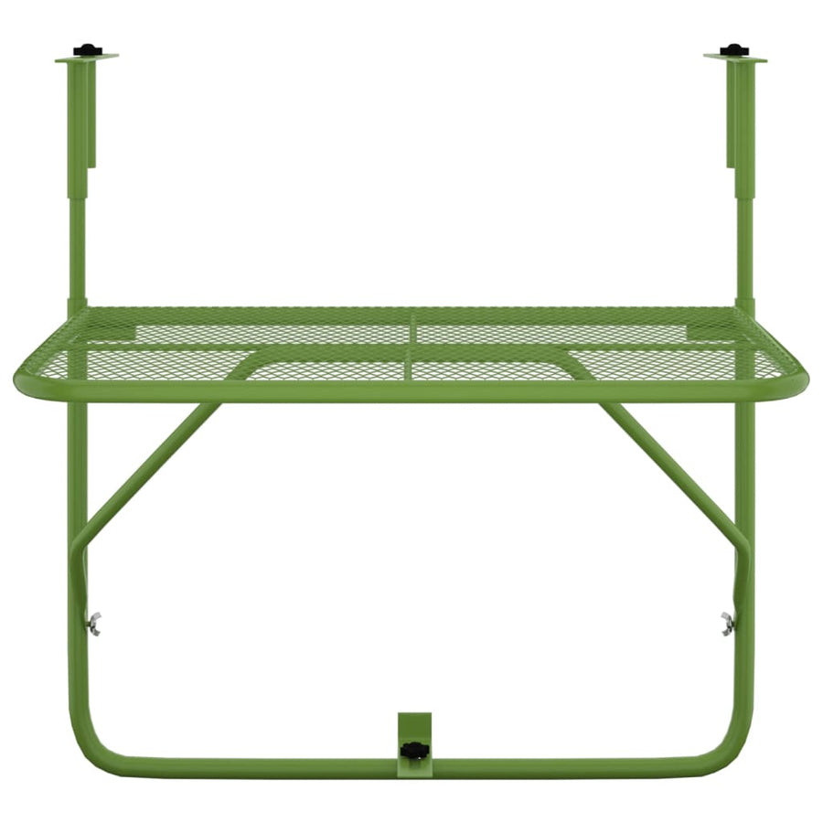 Balkontafel 60X40 Cm Staal Groen