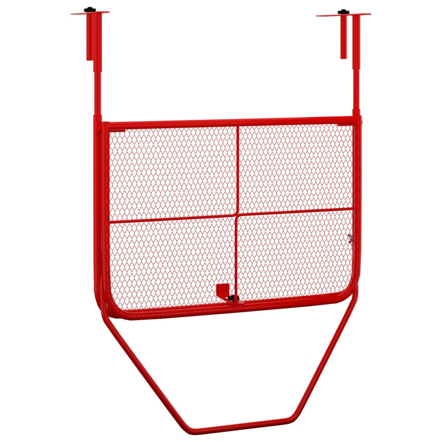 Balkontafel 60X40 Cm Staal Rood