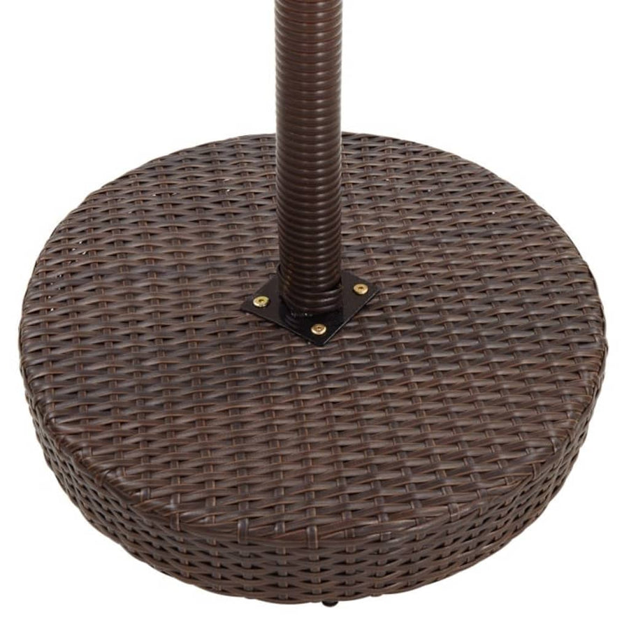 -Delige Tuinbarset Met Kussens Poly Rattan 5 Bruin