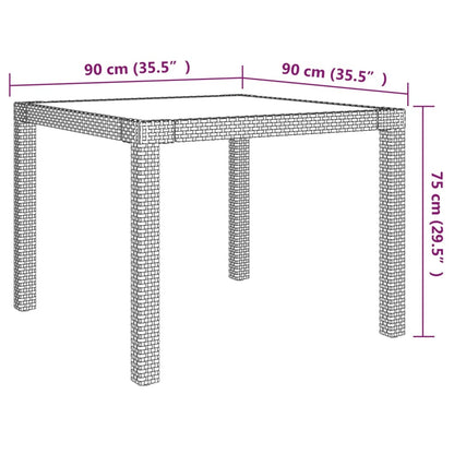 5-Delige Tuinset Met Kussens Poly Rattan 4