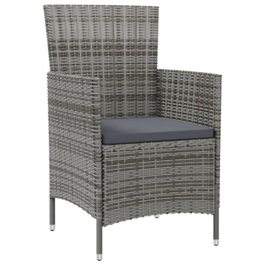 5-Delige Tuinset Met Kussens Poly Rattan 4