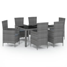 7-Delige Tuinset Met Kussens Poly Rattan 6