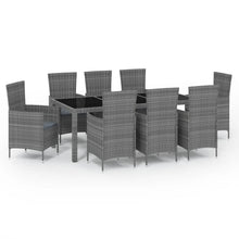 9-Delige Tuinset Met Kussens Poly Rattan 8
