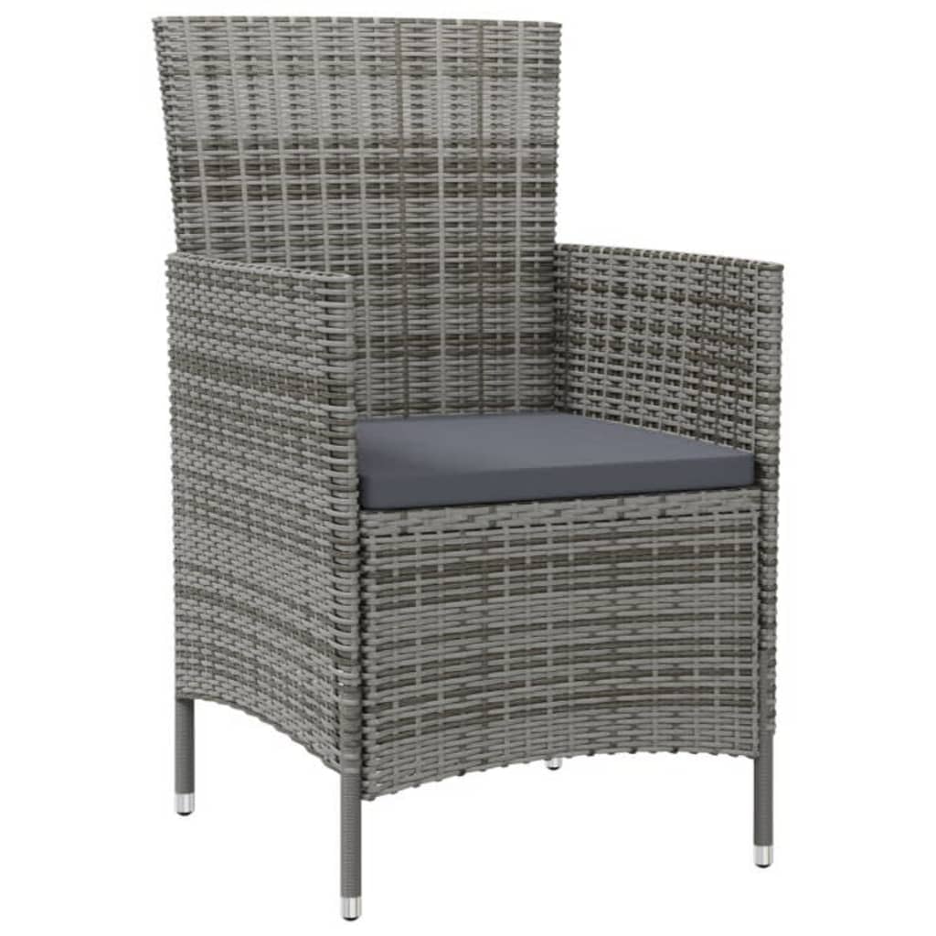 9-Delige Tuinset Met Kussens Poly Rattan 8