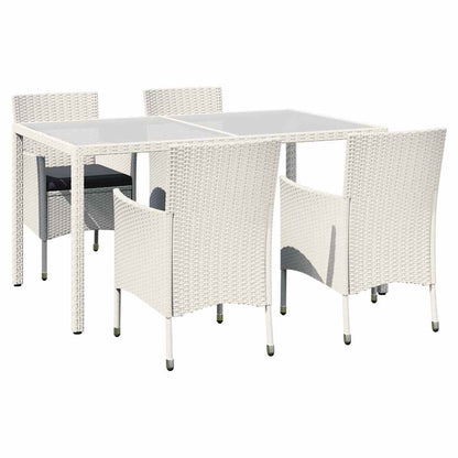 5-Delige Tuinset Met Kussens Poly Rattan 4