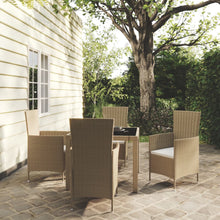 5-Delige Tuinset Met Kussens Poly Rattan 4