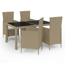 5-Delige Tuinset Met Kussens Poly Rattan 4