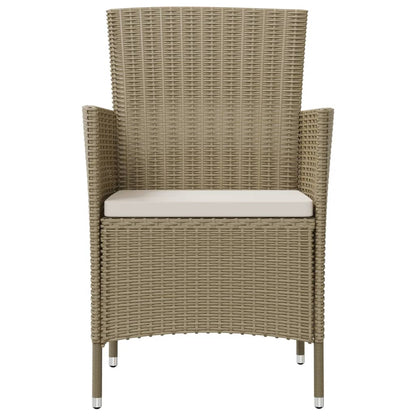 9-Delige Tuinset Met Kussens Poly Rattan 8