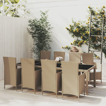 9-Delige Tuinset Met Kussens Poly Rattan 8
